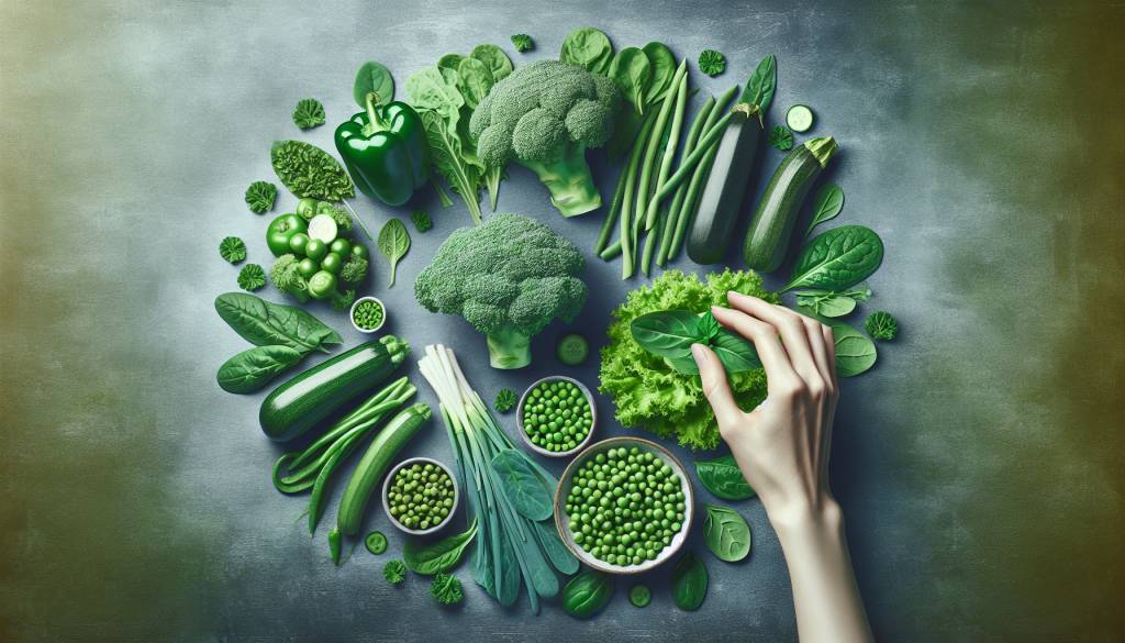 Les légumes verts au coeur de l'alimentation santé et bien-être
