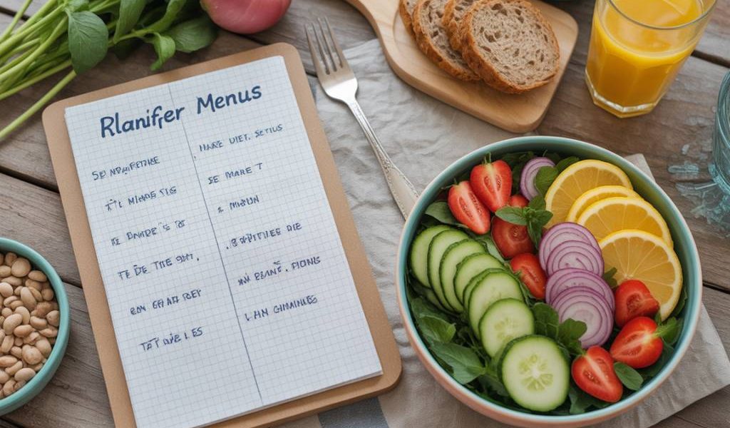 Planifier une semaine de menus bien-être : manger sain sans se compliquer la vie